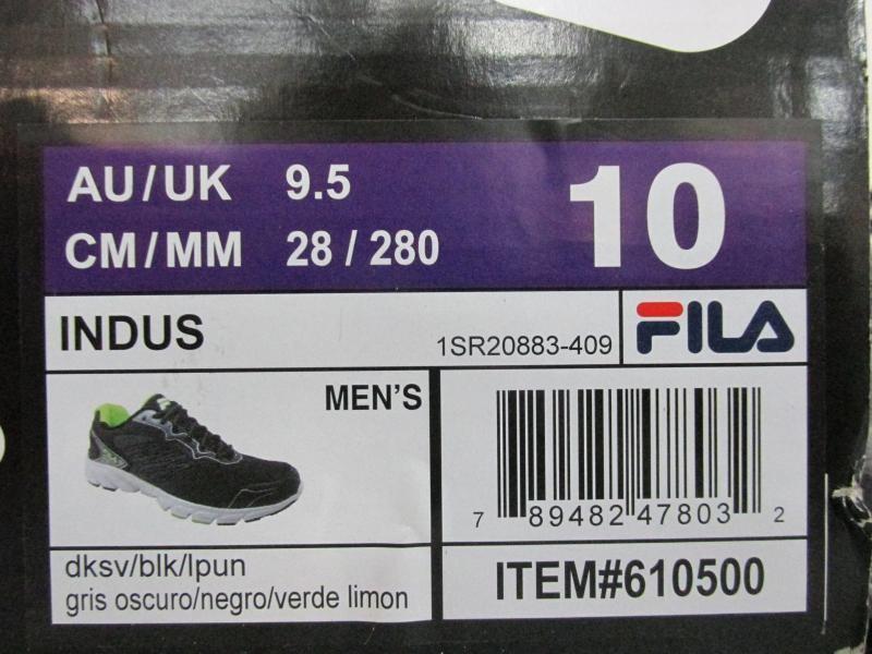 Fila Light Weight/Performance Engineered Mesh Men's Shoes Size 10, Indus 610500 Auction | Nation