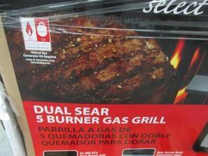 BRINKMANN Select Dual Sear 5 Burner Gas Grill, Model 810-6630-S