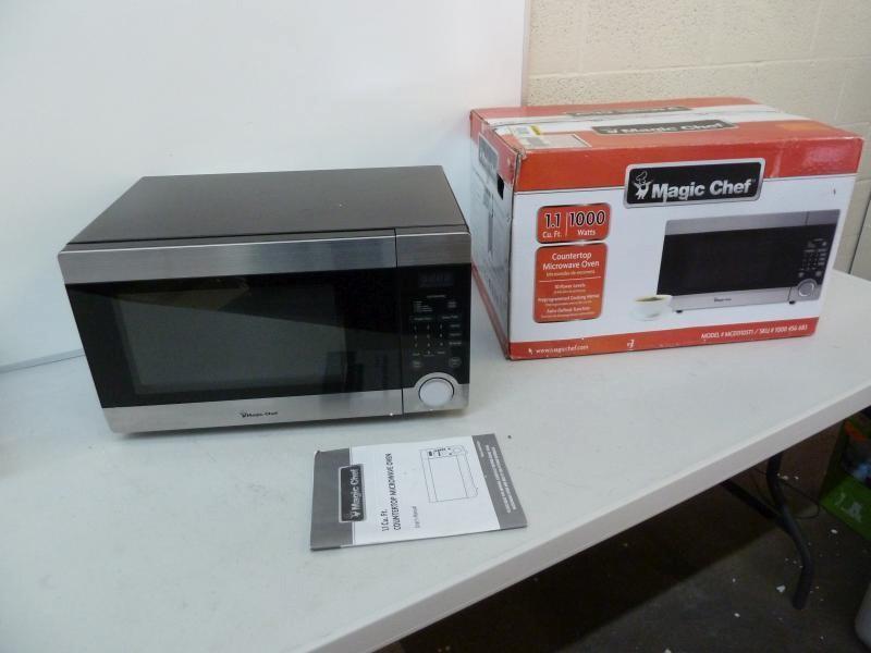 Magic Chef 1 1 Cu Ft 1000 Watts Countertop Microwave Oven Model