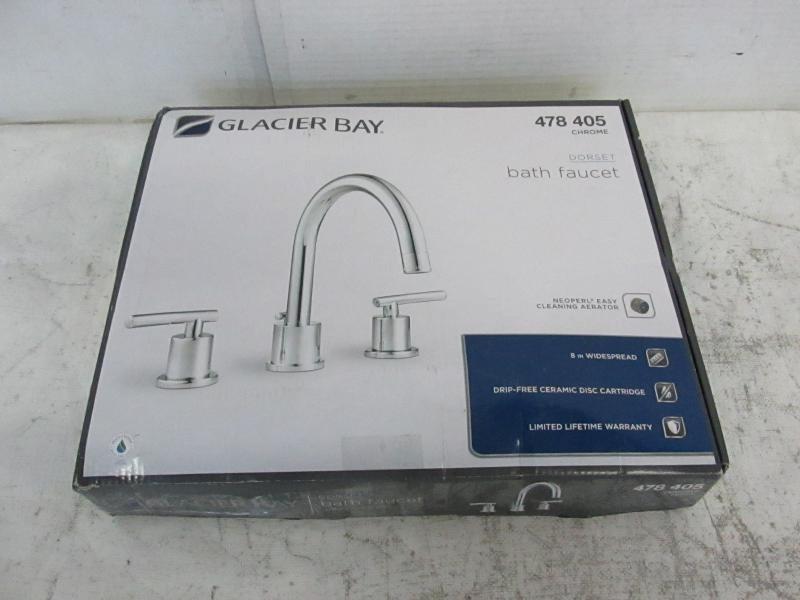 Glacier Bay Dorset Bath Faucet With Chrome Finish Model 478 405