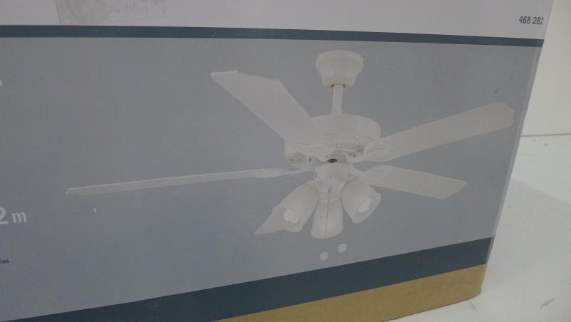 Brookhurst 52 Ceiling Fan W Frosted Glass Light Kit Model 468