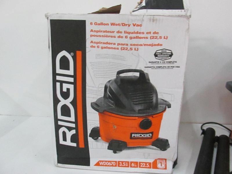 RIDGID 6 Gallon Wet/Dry Vac, Model 