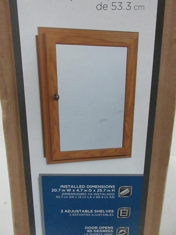 Glacier Bay 21 Recessed Or Surface Mount Medicine Cabinet Model