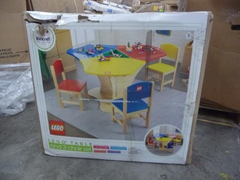 lego 3 seat play table