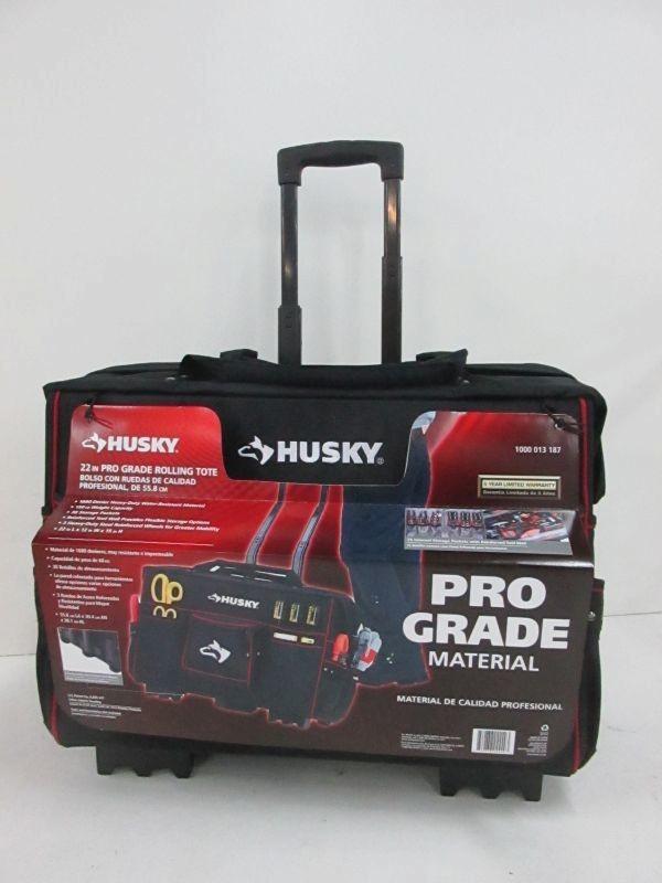 husky 22 in rolling tote