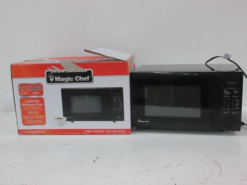 Magic Chef 1 1 Cu Ft Countertop Microwave Oven Black 1000