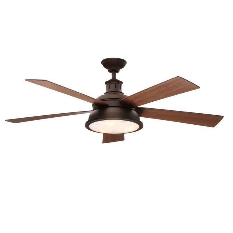 Hampton Bay Marlton 52 In Oil Rubbed Bronze Ceiling Fan Model