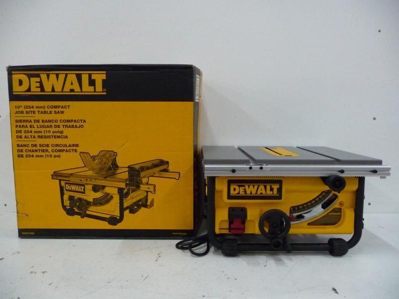 Dewalt 10 Compact Job Site Table Saw New Auction Auction Nation