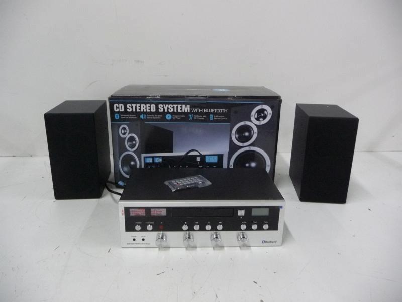 INNOVATIVE TECHNOLOGY Classic Retro Bluetooth Stereo System With