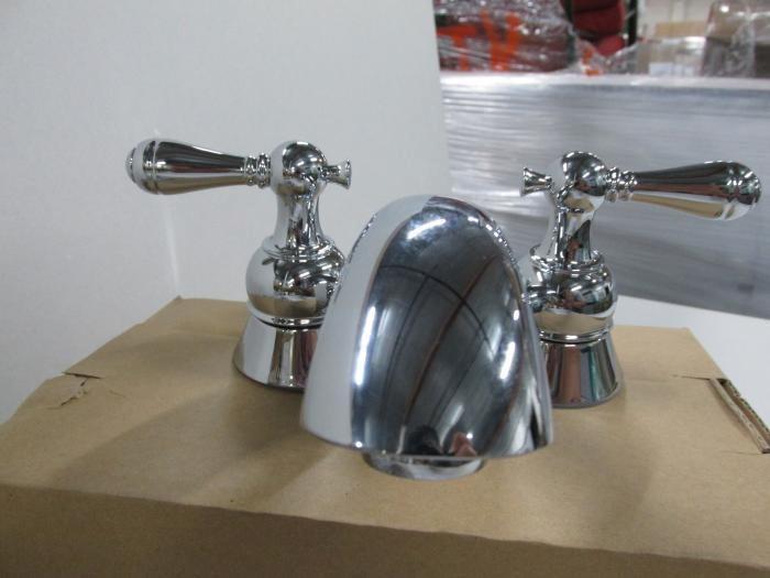 Delta Two Handle Lavatory Centerset Faucet In Chrome Model 2530 W