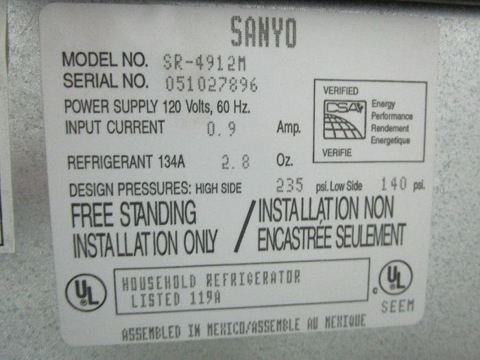 sanyo sr4912m