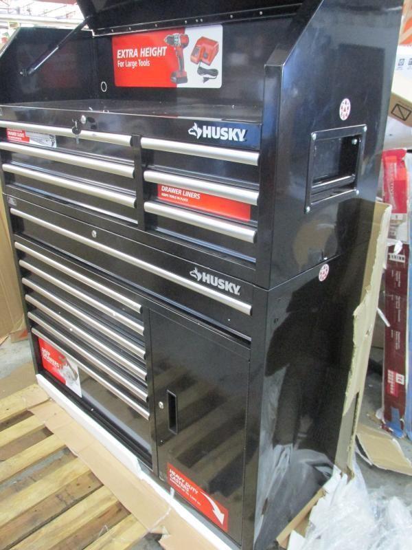 Husky 52 Ball Bearing 13 Drawer Tool Chest Cabinet New