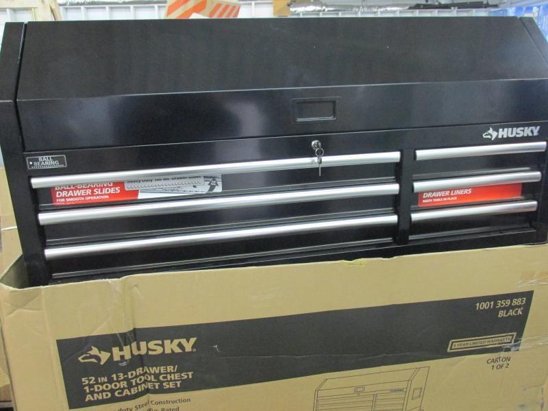 Husky 52 Ball Bearing 13 Drawer Tool Chest Cabinet New