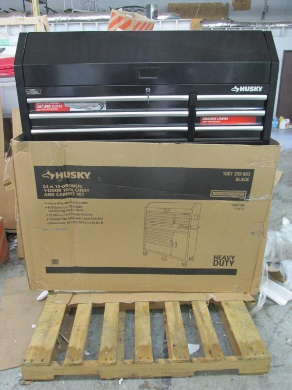 Husky 52 Ball Bearing 13 Drawer Tool Chest Cabinet New