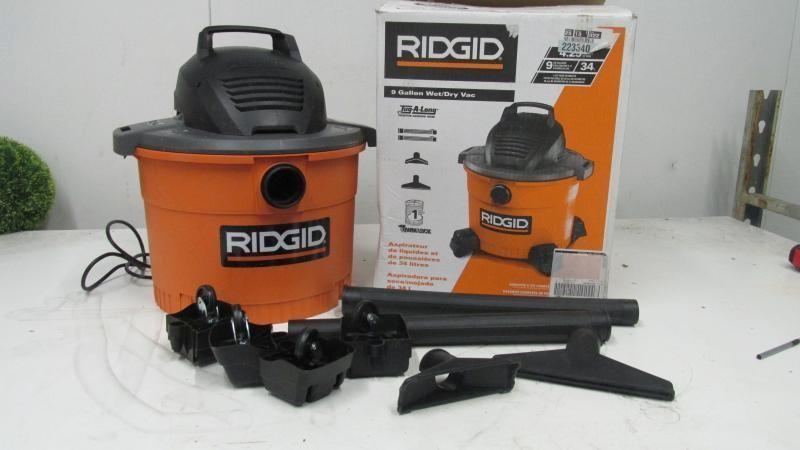 RIDGID 9 Gallon Wet/Dry Vac, Model 