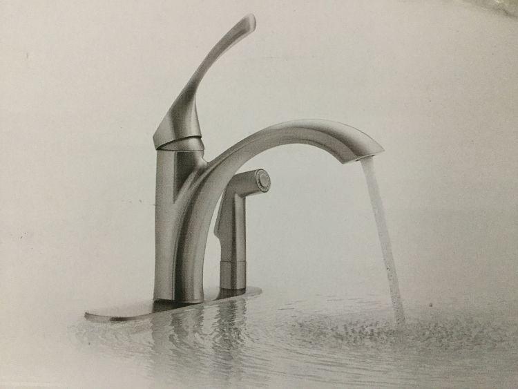 Kohler Mistos Kitchen Faucet With Sidespray In Stainless Finish