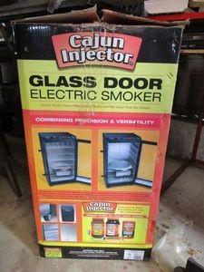 Cajun Injector Glass Door Electric Smoker Mod 22174 01709 Auction