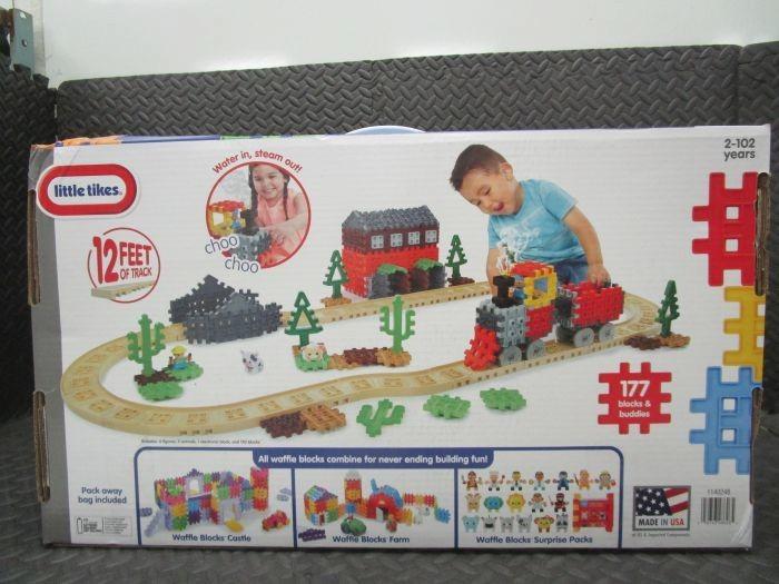 little tikes waffle blocks steam train deluxe