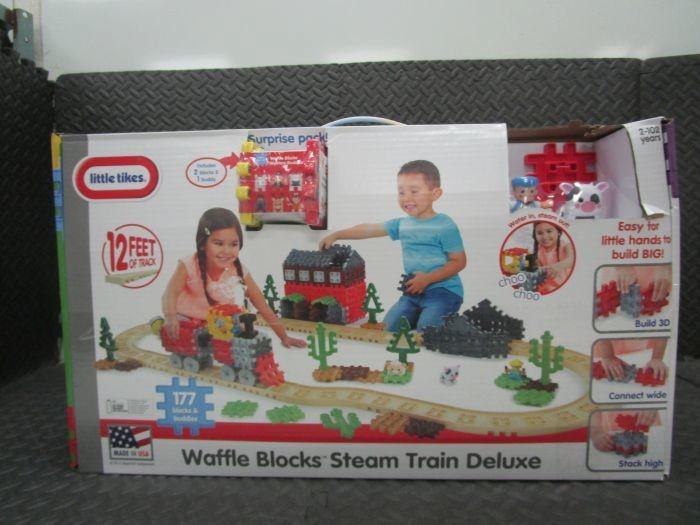 little tikes waffle blocks steam train deluxe