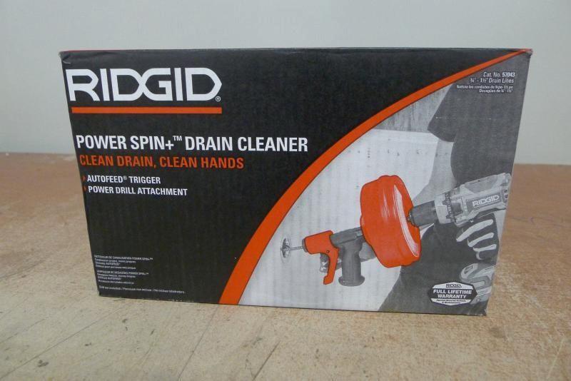 RIDGID Power Spin + Drain Cleaner 