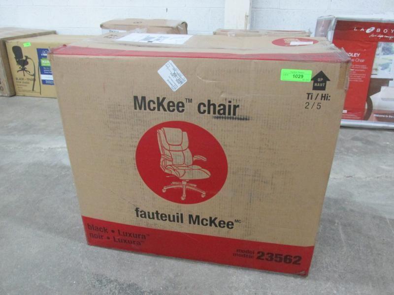 staples mckee luxura faux leather managers chair black