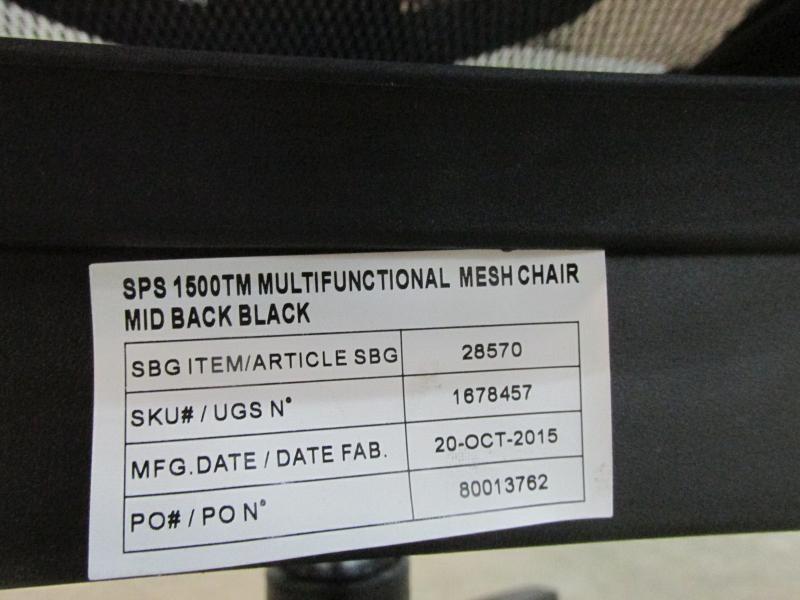 sps 1500tm multifunctional mesh chair