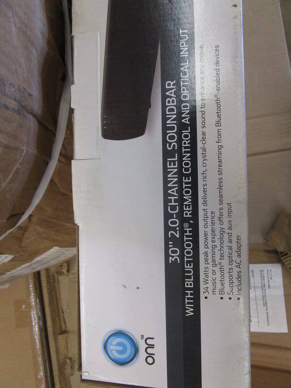 onn 30 2.0 channel soundbar
