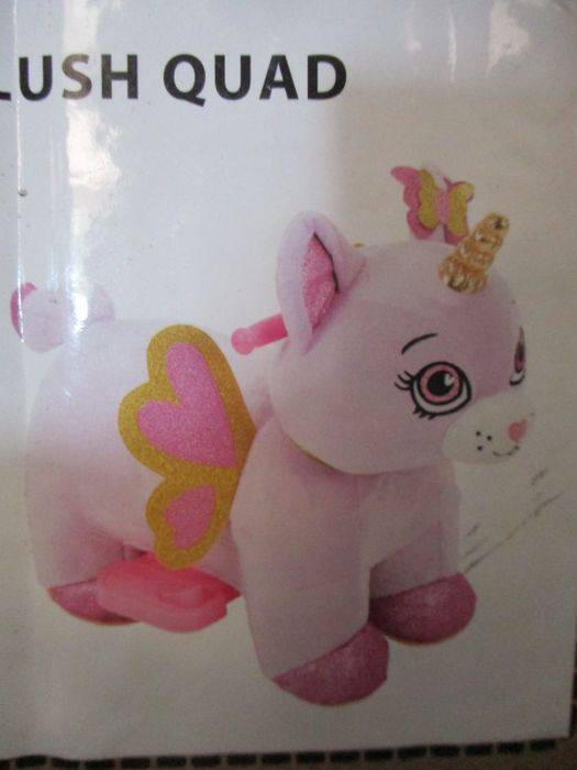huffy unicorn kitten plush