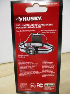 husky headlamp 550 lumens