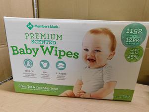 premium scented baby wipes