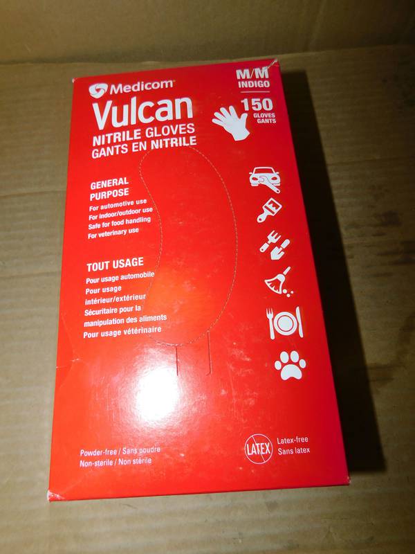 vulcan nitrile gloves