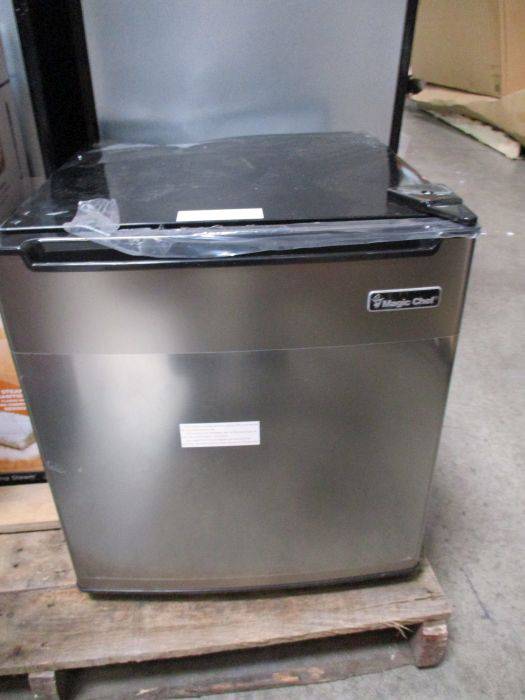 freezerless mini fridge in stainless steel 1.7 cu ft