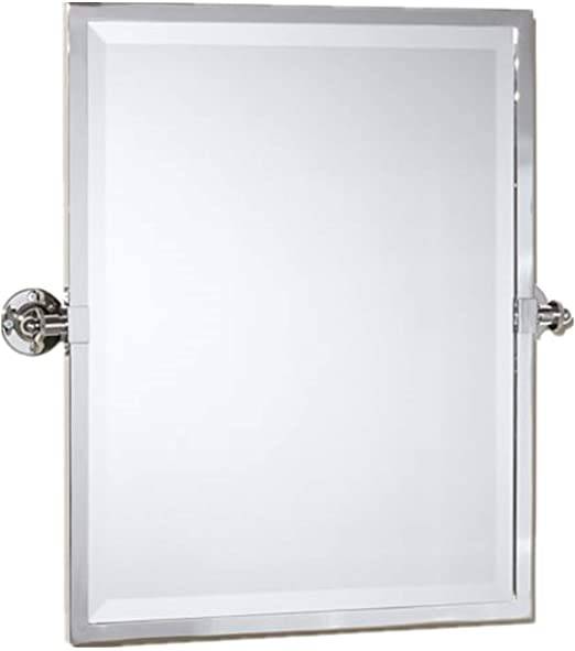 Tehome Black Metal Framed Pivot Rectangle Bathroom Mirror Tilting Beveled Vanity Mirrors For Wall 23 X 24 Inches Auction Auction Nation