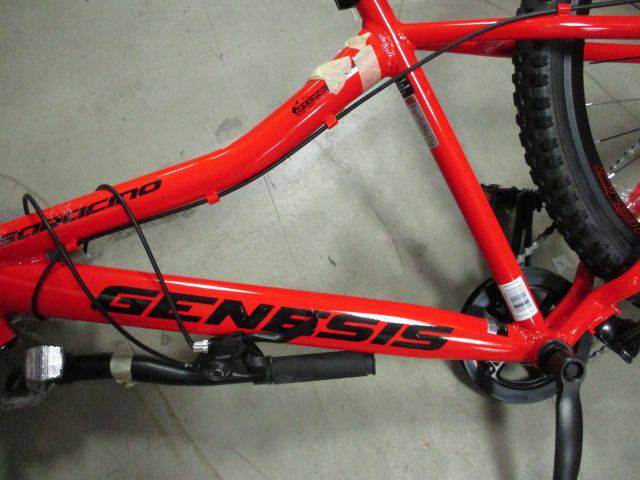 genesis mountain bike red