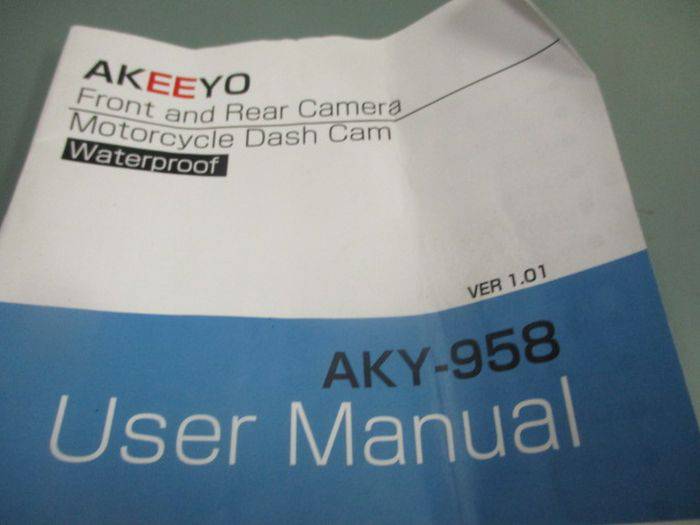 Akeeyo Aky 958 Front And Rear Waterproof Dash Cam On Premise Auction Auction Nation