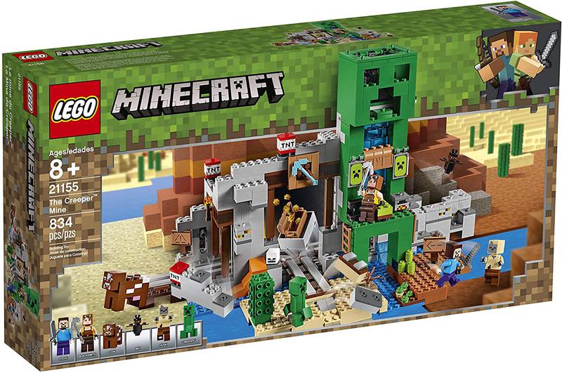 Lego Minecraft The Creeper Mine Building Kit 4 Pieces Auction Auction Nation