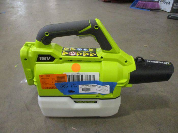 18-Volt Lith-Ion Cordless Fogger/Mister Battery and Charger Not Included ONE