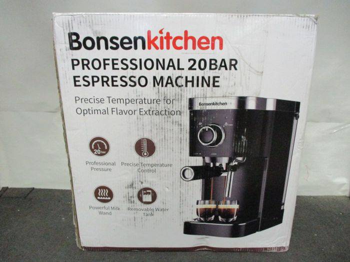 Bonsenkitchen Espresso Machine 20 Bar 