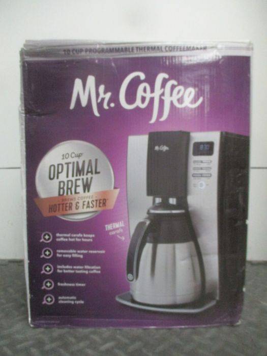 Mr Coffee 10 Cup Optimal Brew Thermal Coffee Maker Auction Auction Nation