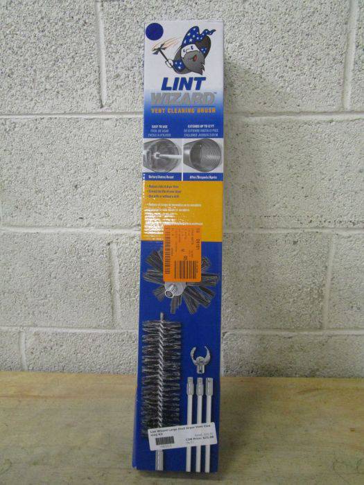 eastman lint wizard large duct dryer vent cleaning kit