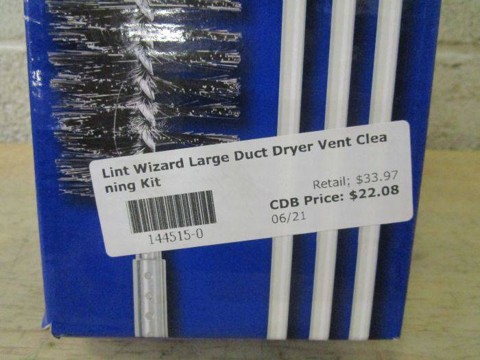 eastman lint wizard large duct dryer vent cleaning kit