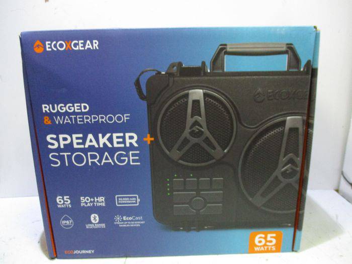 ecoxgear ecojourney dry box 60w waterproof speaker