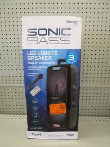 sonic bass jobsite speaker