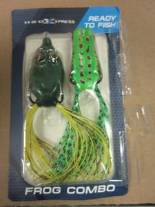 H2OXpress Ready To Fish Frog Combo, Strike King Hack Attack Select Head  Banger Toad Buzz, And H2OXPress 3 Inch Pre-Rigged Swim Shad Auction