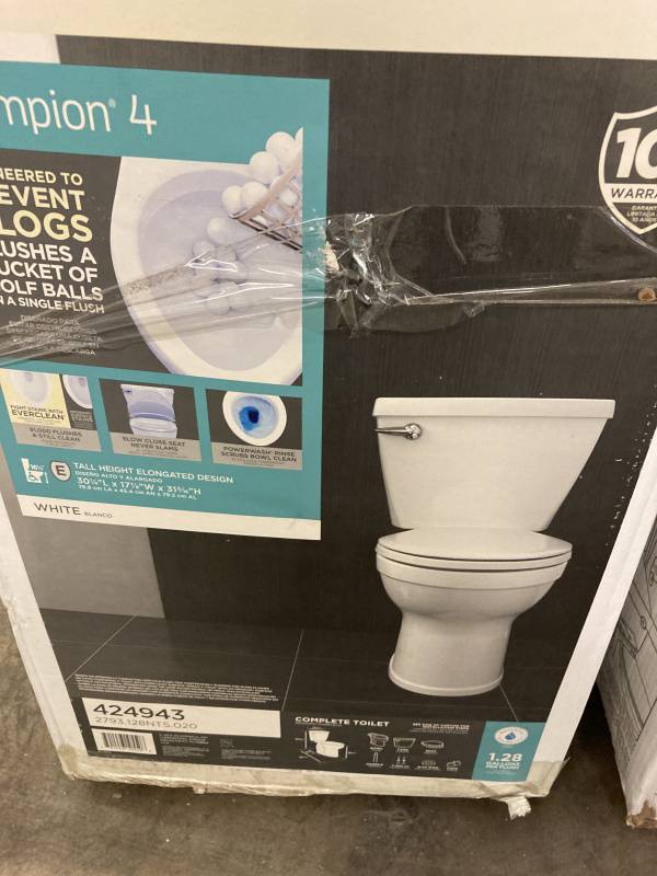 AMERICAN STANDARD toilet (NO TANK LID) Auction | Auction Nation