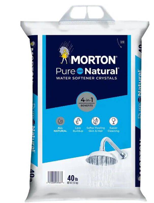 Morton Salt Pure and Natural 40 lbs. Solar Water Softener Salt Crystals  (Preview Recommended) Auction