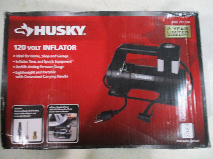 Husky 120 volt Inflator (Preview Recommended) Auction