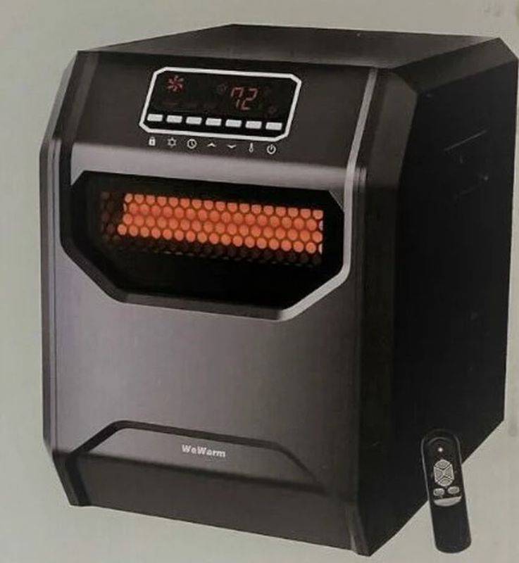 We Warm 1500 Watts Quartz Infrared Space Heater HT1013US, Large Room Size  (Preview Recommended) Auction