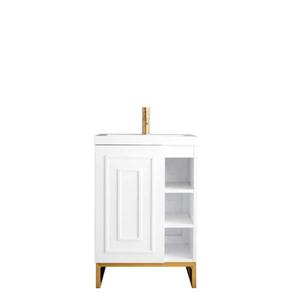 60 Inch Wide Sink Base Cabinet - Luxor White Shaker - Ready To Assemble,  60W x 34.5H x 24D