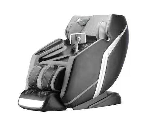 FACTORY-SEALED) Lifesmart Deluxe Black and Gray Zero Gravity Massage Chair  with Heat and Massage - RETAILS: $4099 Auction